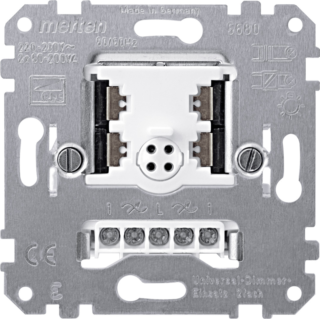 Tastdimmer Elektronik System Dimmer Merten Merten